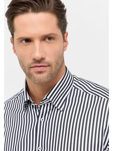 Eterna Hemd - Modern fit - in Schwarz/ Weiß