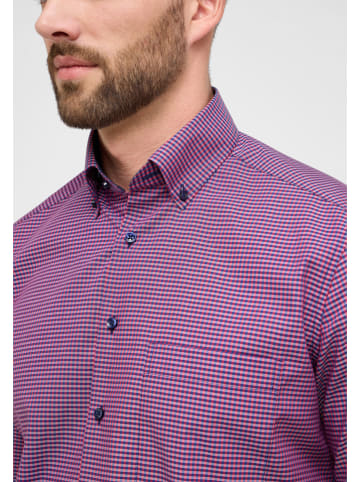 Eterna Hemd - Comfort fit - in Rot/ Blau