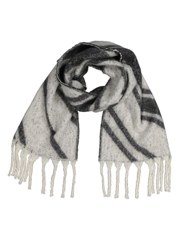 Pieces Szal w kolorze szaro-antracytowym