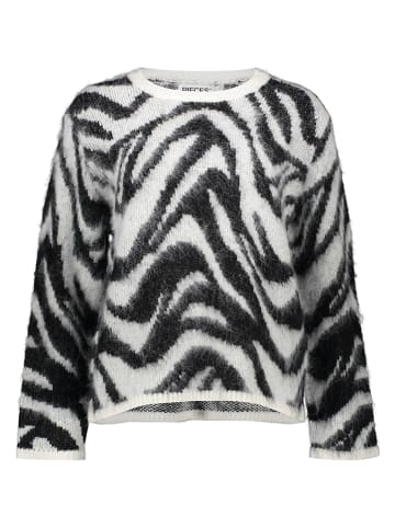 Pieces Trui wit/zwart