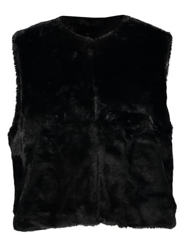 Pieces Weste in Schwarz