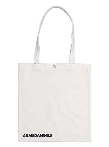 armedangels Schultertasche in Weiß - (B)37 x (H)38 cm