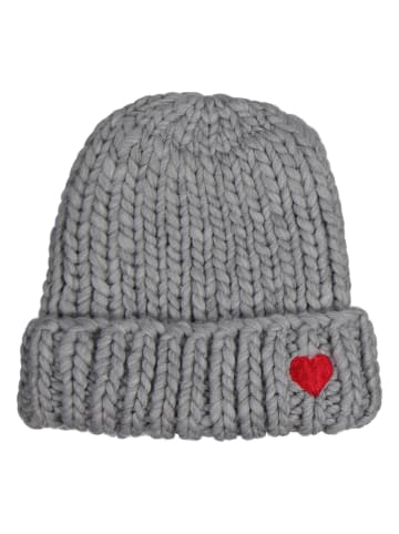 Pieces Mütze in Grau