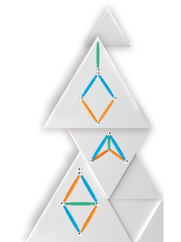 Happy People 10-delige magneetbouwset "Supermag Colorstix" - vanaf 3 jaar