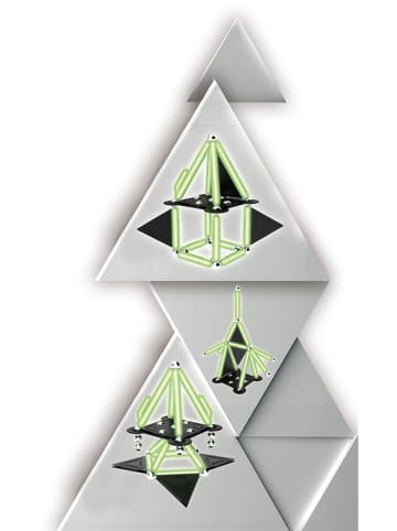 SUPERMAG 50tlg. Magnetbauset "Supermag Glowstix" - ab 5 Jahren