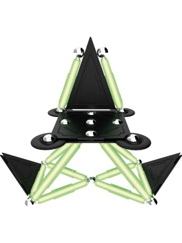 SUPERMAG 50-częściowy zestaw magnetyczny "Supermag Glowstix" - 5+