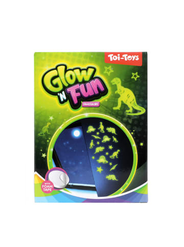 Toi-Toys Fluoreszierender Dekorkleber "Dino" - ab 3 Jahren