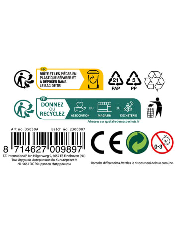 Toi-Toys Fluoriserende dinodecoratie "Dino" - vanaf 3 jaar