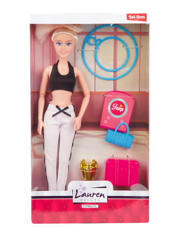Toi-Toys Puppe "Lauren -Gymnastics" mit Zubehör - ab 3 Jahren - (Überraschungsprodukt)