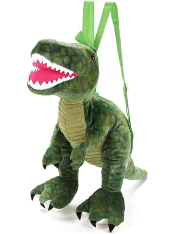 Toi-Toys Plüschrucksack "Dinosaurier" in Grün - (H)50 cm