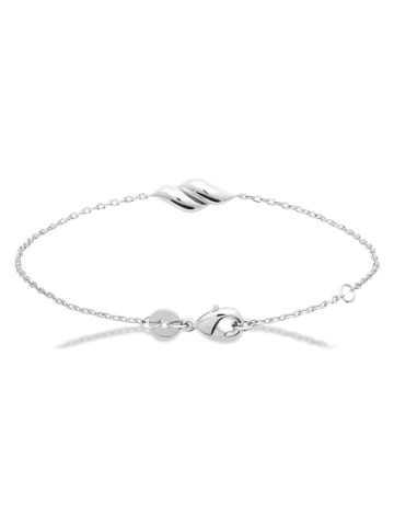 l'atelier précieux Srebrna bransoletka z elementem ozdobnym