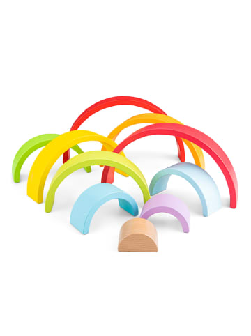 New Classic Toys 10-częściowa układanka "Rainbow" - 12 m+