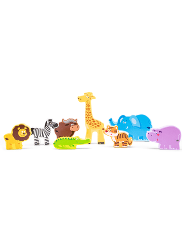 New Classic Toys 8er-Set: Spielfiguren "Safari" - ab 18 Monaten