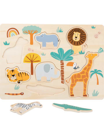 small foot 7-delige steekpuzzel "Safari" - vanaf 2 jaar