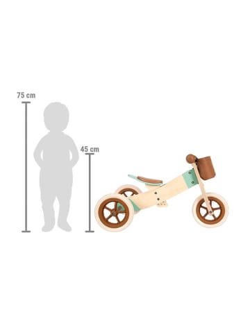 small foot Rowerek biegowy "Maxi" w kolorze jasnobrązowym - 12 m+