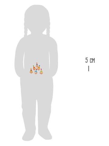 small foot 6er Set: Kreisel "Clown" - ab 3 Jahren