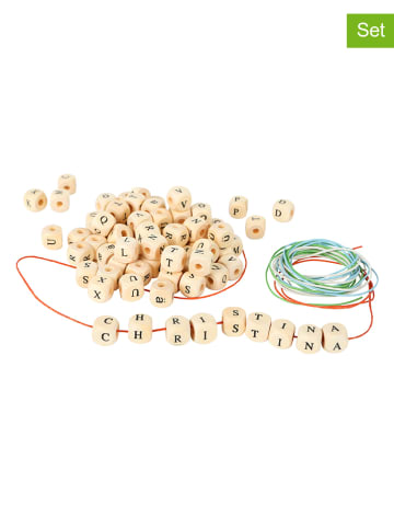 small foot 300tlg. Fädel-Set "Buchstaben" - ab 3 Jahren