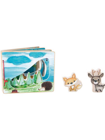 small foot Prentenboek "Boslandschap" met accessoires - vanaf 12 maanden