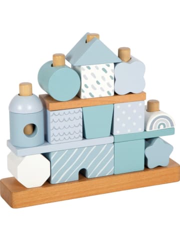 small foot Domek w kolorze błękitnym do układania - 12 m+