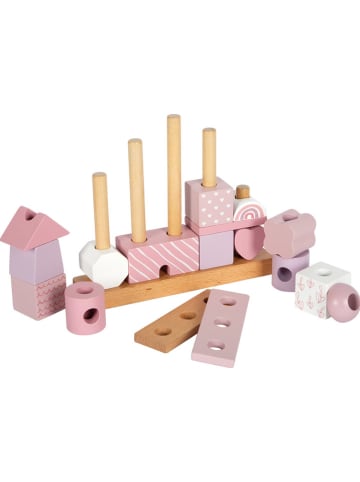 small foot Stapelhaus in Rosa - ab 12 Monaten