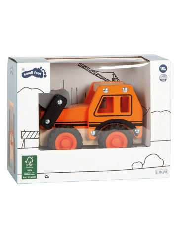 small foot Koparka w kolorze pomarańczowym - 18 m+