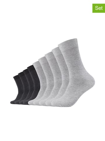 s.Oliver 9er-Set: Socken in Grau/ Schwarz