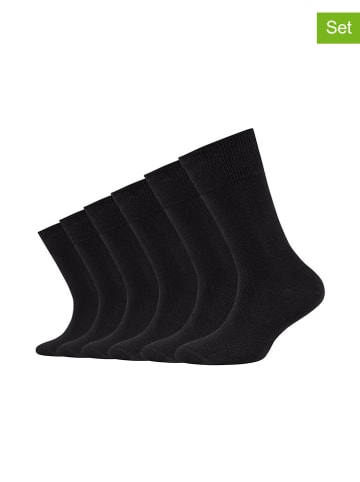 camano 6er-Set: Socken in Schwarz
