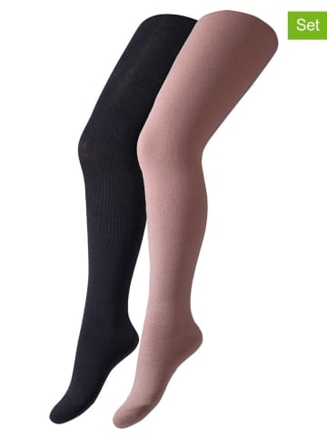 camano 2-delige set: maillots donkerblauw/roze