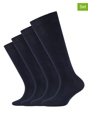 camano Podkolanówki (4 pary) w kolorze granatowym