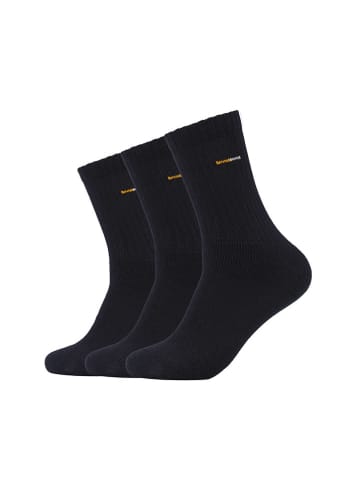 camano 9er-Set: Tennissocken in Schwarz
