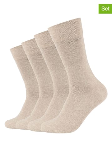 Skechers 4er-Set: Socken in Beige