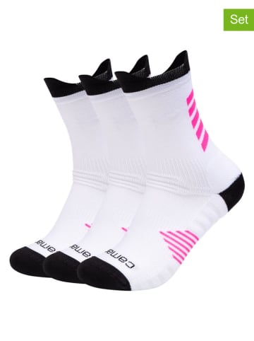 camano 3er-Set: Sportsocken in Weiß