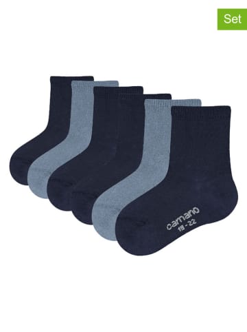camano 9er-Set: Socken in Dunkelblau/ Blau