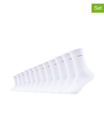 camano 12-delige set: tennissokken wit
