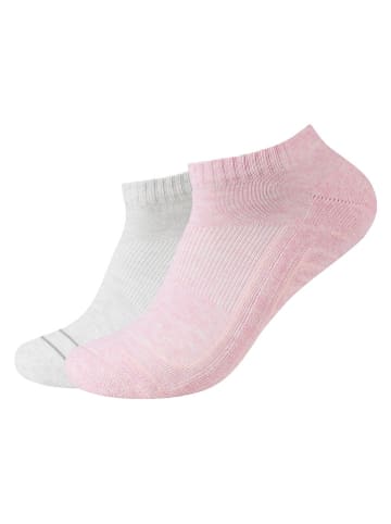 camano 6er-Set: Socken in Rosa/ Weiß