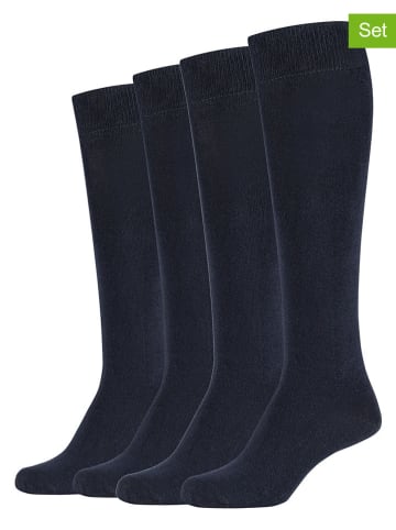 s.Oliver Podkolanówki (4 pary) w kolorze granatowym