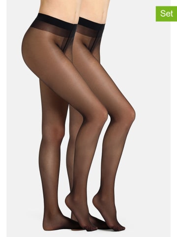 s.Oliver 2-delige set: panty's zwart - 20 denier