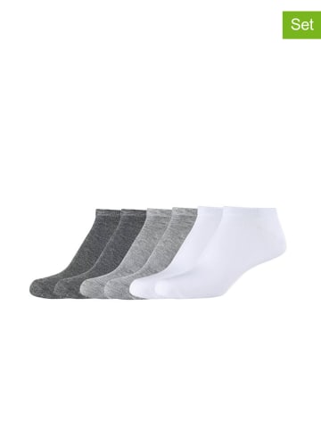 s.Oliver 6er-Set: Socken in Schwarz/ Weiß/ Grau