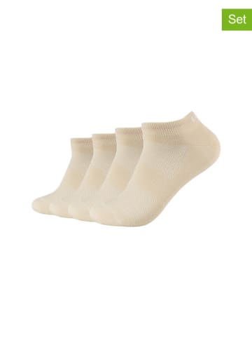 s.Oliver 4-delige set: sneakersokken crème