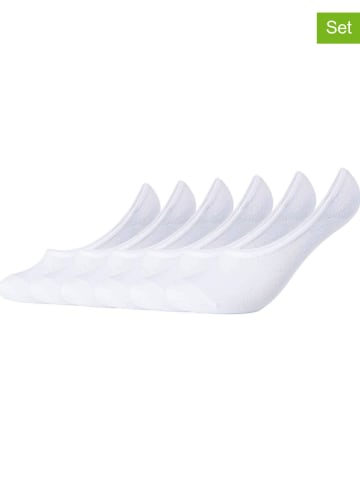 s.Oliver 6er-Set: Füßlinge in Weiß