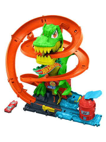 Hot Wheels Autoracebaan "City T-Rex vs. Fire Station" - vanaf 3 jaar