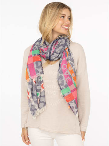 Zwillingsherz Szal ze wzorem - 180 x 60 cm