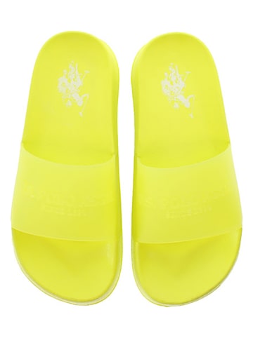U.S. Polo Assn. Slippers geel