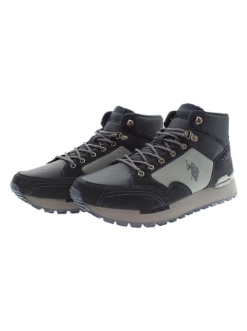 U.S. Polo Assn. Botki w kolorze granatowym