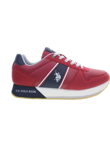 U.S. Polo Assn. Sneakers rood/donkerblauw