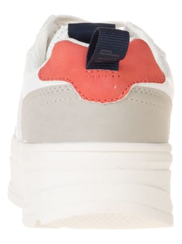 GAP Sneakersy "Paradise" w kolorze biało-beżowo-pomarańczowym