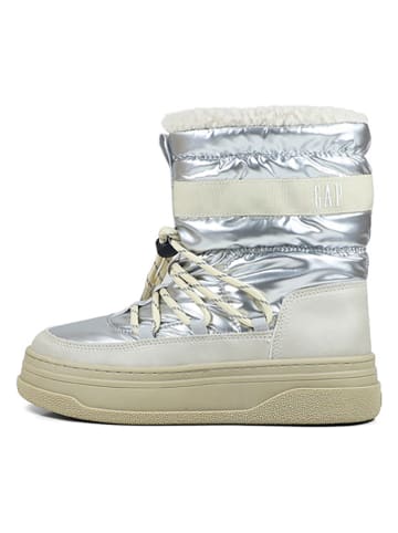 GAP Boots "Paradise High Nyl" in Silver/ Creme