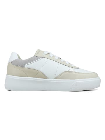 GAP Sneakers "Cary II Nub" in Beige/ Weiß