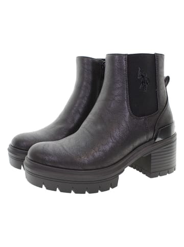 U.S. Polo Assn. Enkellaarzen zwart