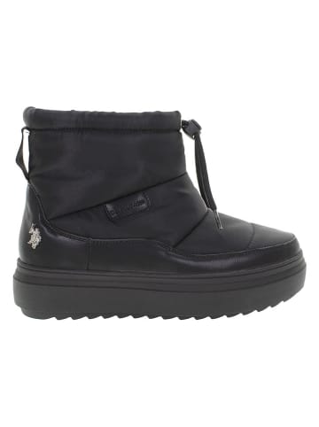 U.S. Polo Assn. Botki zimowe w kolorze czarnym